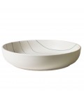 Robert Gordon | Coastal Junction | Salad Bowl 28cm | Cream with Green Stripe